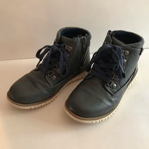 Cat & Jack Hasson Hiking Boot Grey EUC Size 1